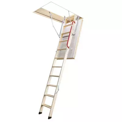 Лестница деревянная Fakro LTK Термоизол. складная 3-сегментная 120*60см 280см