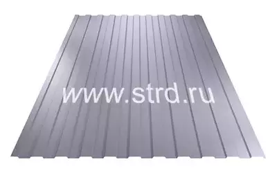 Профнастил C 8 0.4мм Полиэстер Россия RAL 7004 (серый) Металл Профиль