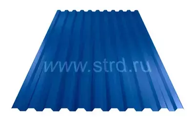 Профнастил C 21 0.5мм Полиэстер Россия RAL 5005 (синий) ЮджинСТрой