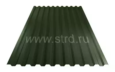Профнастил C 21 0.5мм Полиэстер Россия RAL 6020 (зеленый) ЮджинСТрой