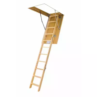Лестница деревянная Fakro LWS Smart складная 3-сегментная 130*60см 305см