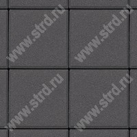 Крупноформатные плиты Квадрат 1К5ф Черный полный прокрас на сером цементе основа - серый цемент 400*400*50мм Нобетек
