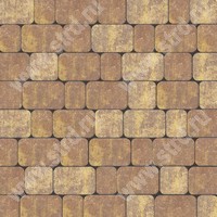 Тротуарная плитка Классика Каир верхний прокрас mix основа - серый цемент набор на м2  t=60мм МЗ 342