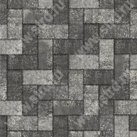 Тротуарная плитка Прямоугольник Лайн ColorMix Актау верхний прокрас mix основа - серый цемент 200*100*40мм SteinRus