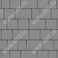Тротуарная плитка Старый город Венусбергер Серый основа - серый цемент набор на м2  t=40мм BRAER
